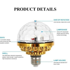 BD Rotating Magic Ball Light with Lamp Holder Set